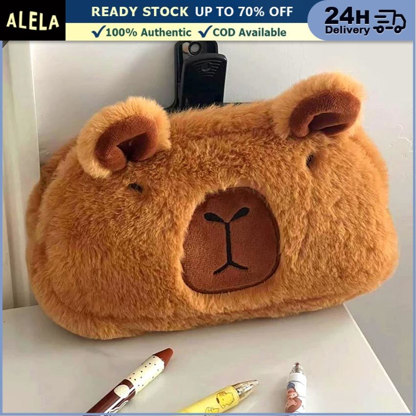 

Tempat Pensil Capybara Pencil Case Pouch Tempat Penyimpanan Alat Tulis Tempat Make Up Kosmetik Lucu