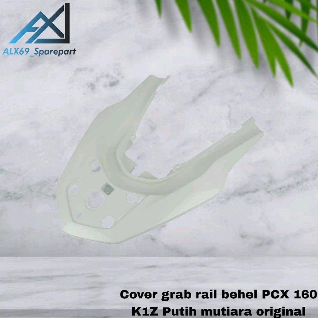 PCX 160 - Honda ORI Cover Grab Rail Behel Begel belakang pcx 160 k1z Putih mutiara original