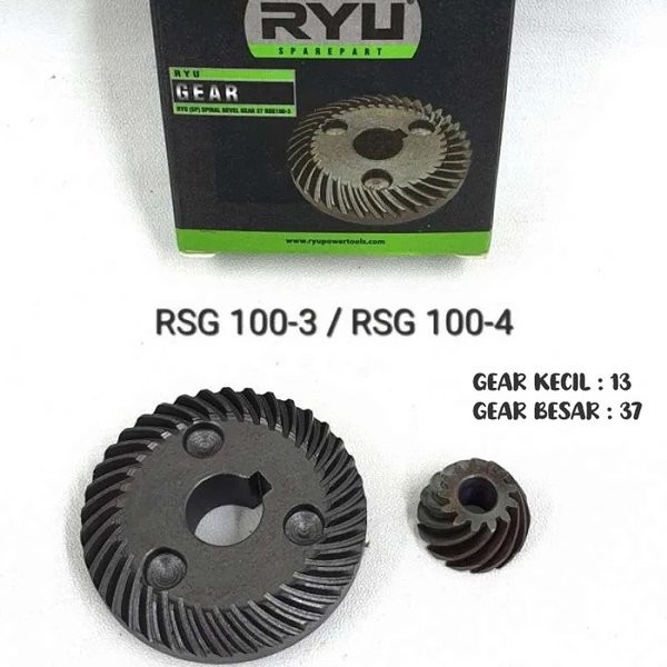 RYU Original Gear Gerinda RYU RSG100-3 RSG100-4 Gigi Nanas Mesin gerinda Gearset Gerinda RYU