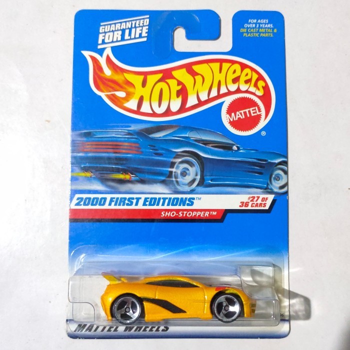 EL99 Hotwheels Hot Wheels Sho Stopper kuning 2000 First Editions rare