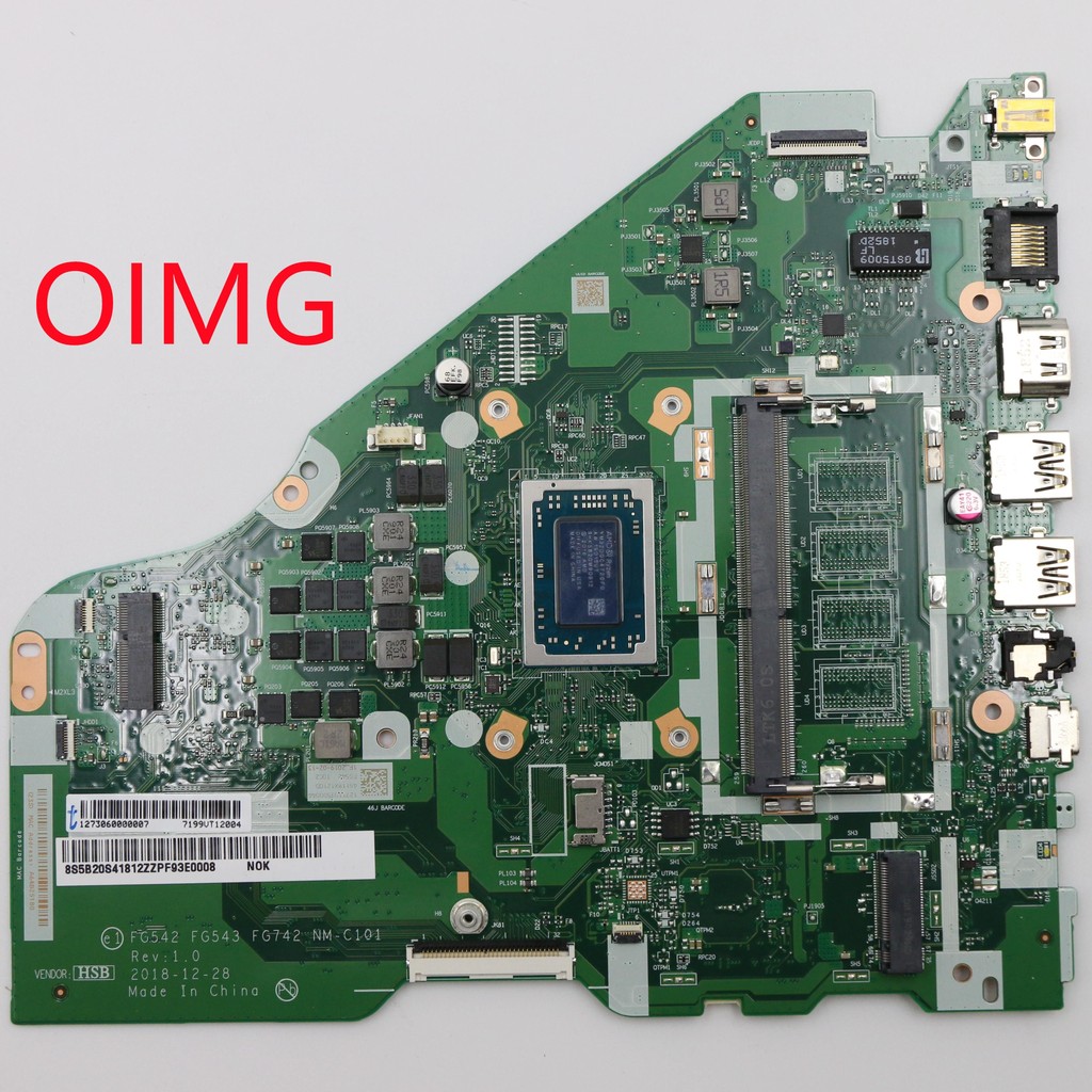 New FG542 FG543 FG742 L340-15API L340-17API V155-15API Laptop Motherboard SN NM-C101 FRU PN 5B20S418