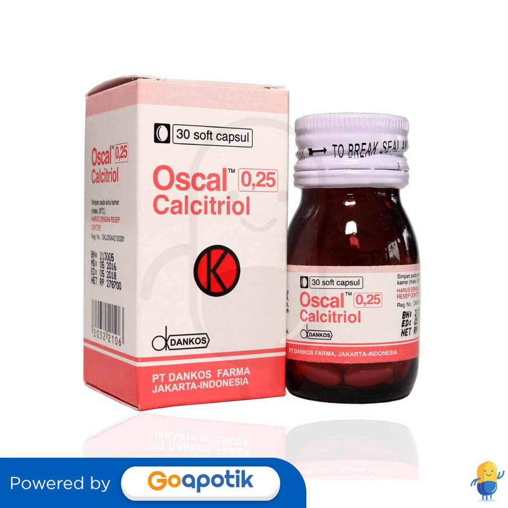 Oscal 0.25 Mcg Botol 30 Kapsul