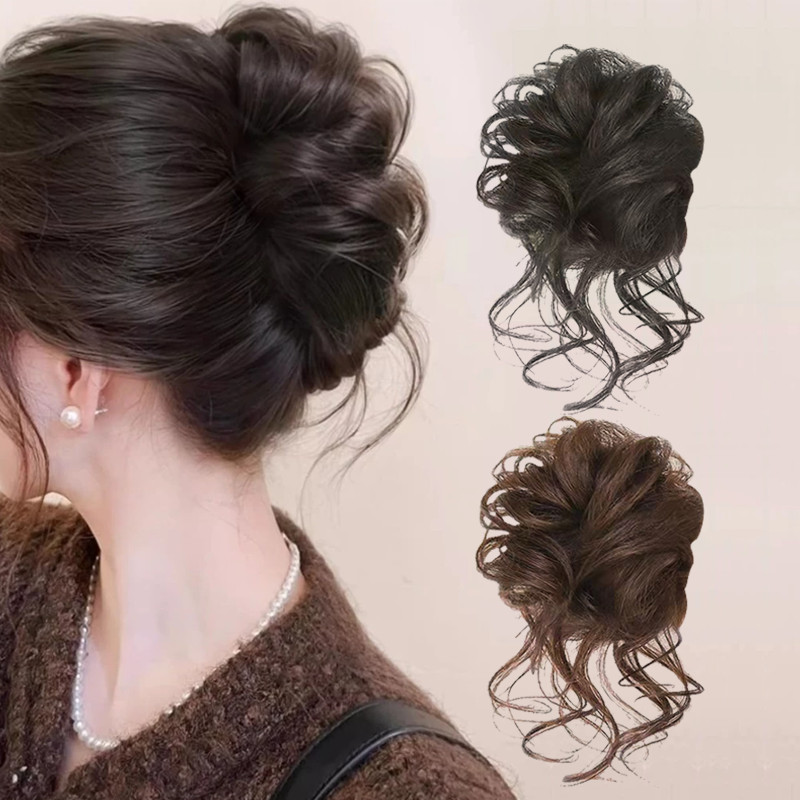 Sanggul Jepit Rambut Palsu Ponytail Model Ekor Kuda Konde Rambut