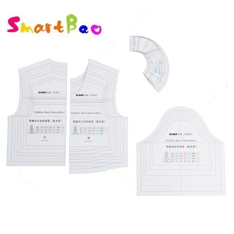 

1:1 Children Sewing Pattern Drafting Rulers Pattern Making Ruler for Boy French Curve Ruler