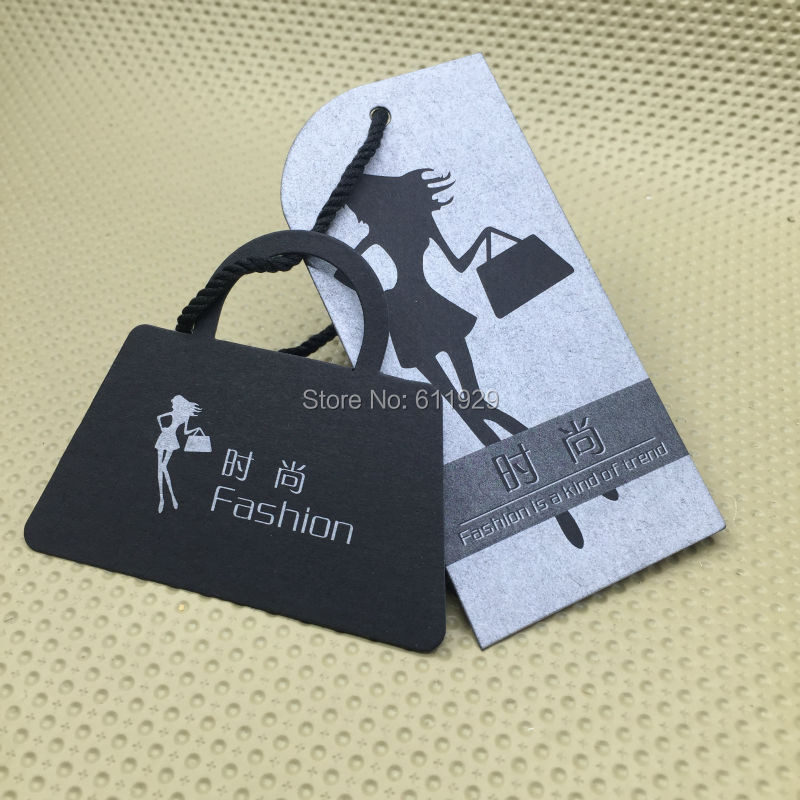

custom ,black matt laminated cardboard tags/ custom shape cutting tags/clothing kraft paper hang tag/garment tags printing