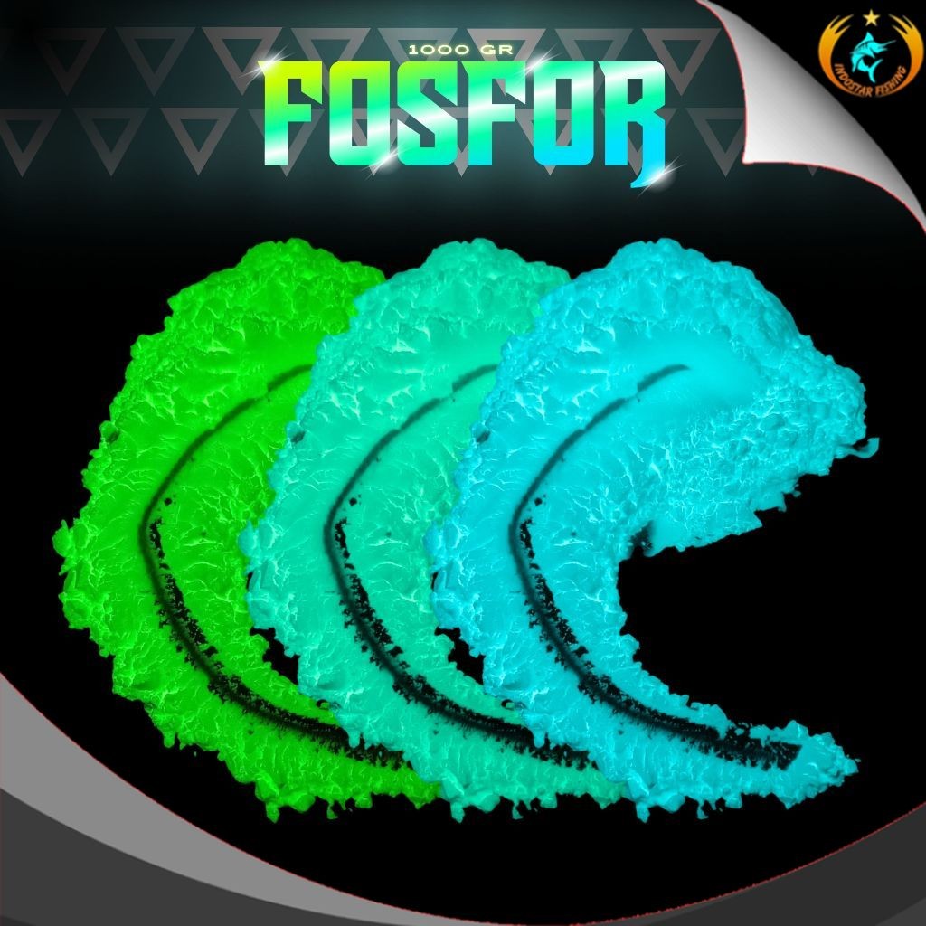 Indostar Surabaya [1KG] Diamond Fosfor Powder 1000Gr Bubuk Fosfor Glow In the Dark Campuran Metal Ji