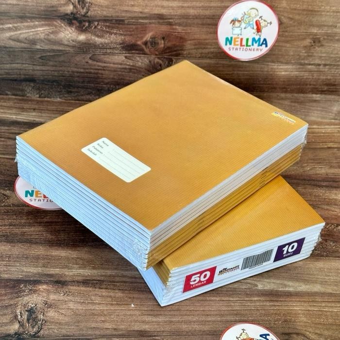 

READY Buku Tulis Campus BINTANG INDONESA isi 50 LEMBAR isi 10 pcs Caver Sampul Coklat Buku tulis Besar SIAP KIRIM