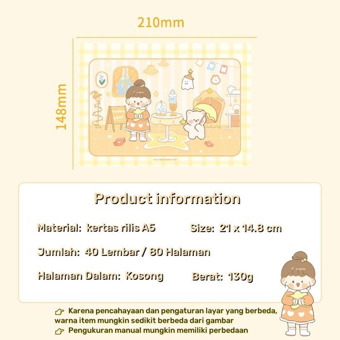 

READY 40 lembar A5 Buku tempel stiker lucu girl kawaii Tempat koleksi sticker book motif aesthetic Release paper Buku sticker reusable bisa digunakan berulang kali estetik cute Journal scrapbook Album stiker untuk tempel stiker spatula Kado