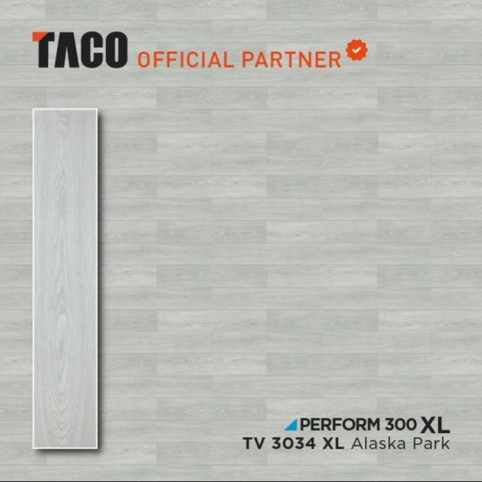 TACO LANTAI VINYL 3MM BIG SIZE MOTIF KAYU PARKET 3,34M² - TV 3034 XL