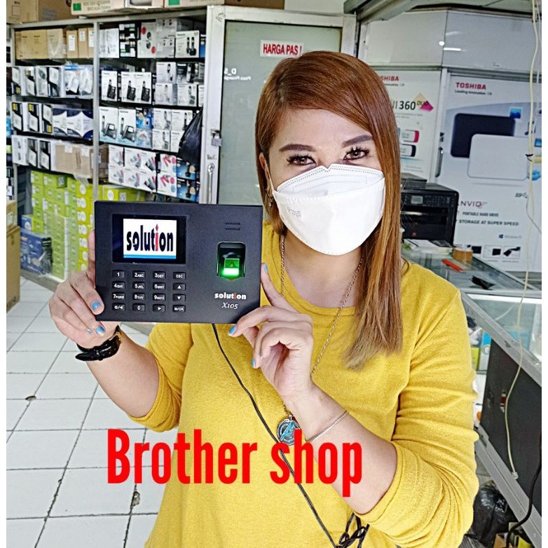 

Mesin absensi sidik jari/finger print Solution X105