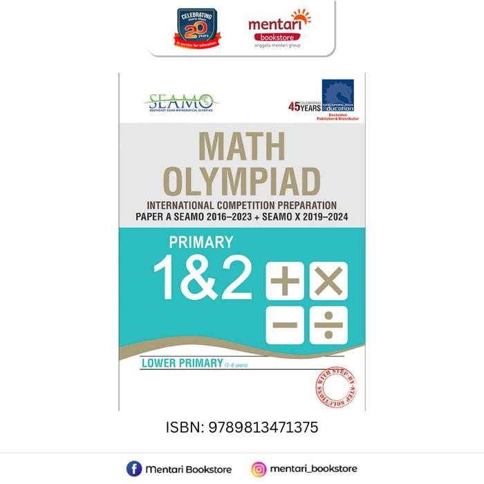 

PROMO!SAP SEAMO YooBook Past Papers (SEAMO 2016-2023 + SEAMO X 2019-2024) | Buku Digital / E-book | Buku Latihan - Paper AREADY