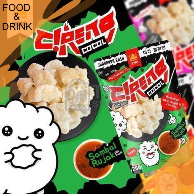 

Makanan - Cireng Cocol Sambal Rujak