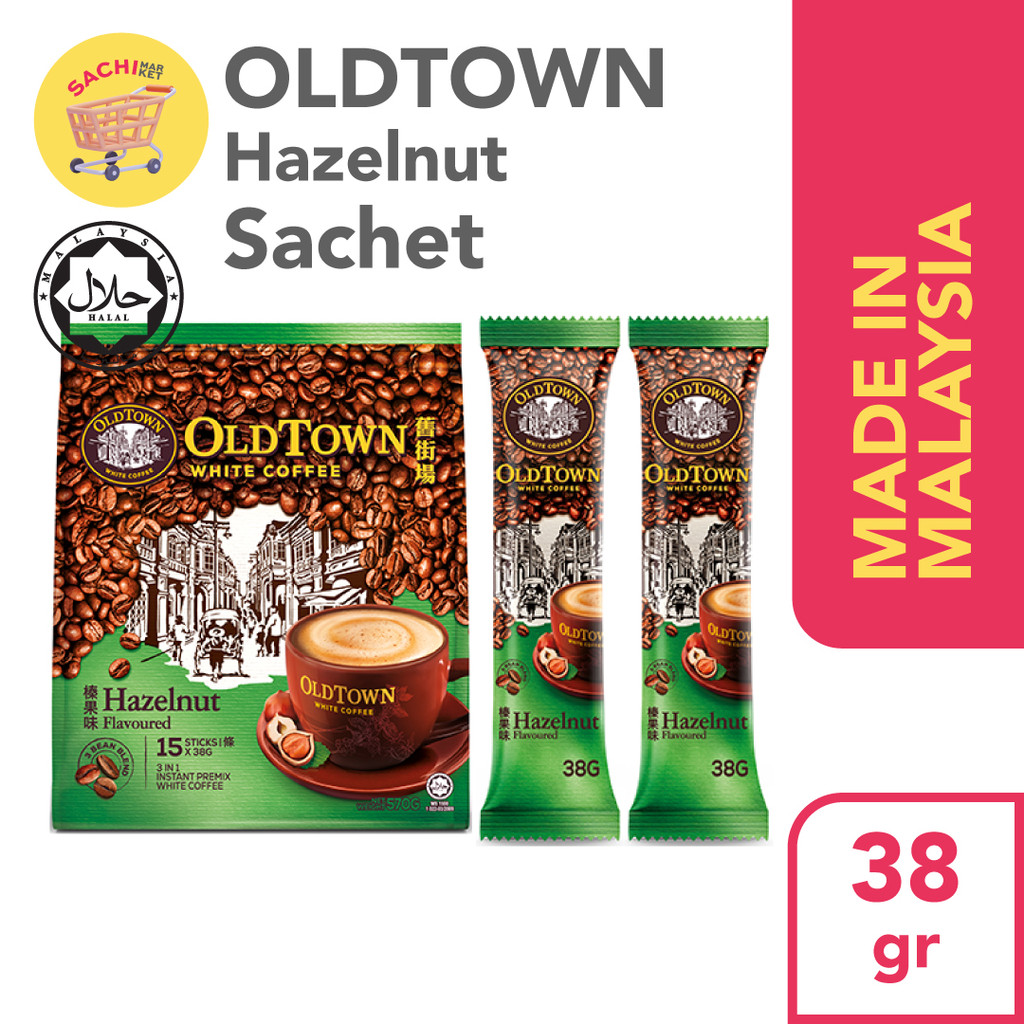 

KOPI OLDTOWN 3in1 Classic / Hazelnut / Extra Rich / Less Sugar White Coffee Malaysia SACHET