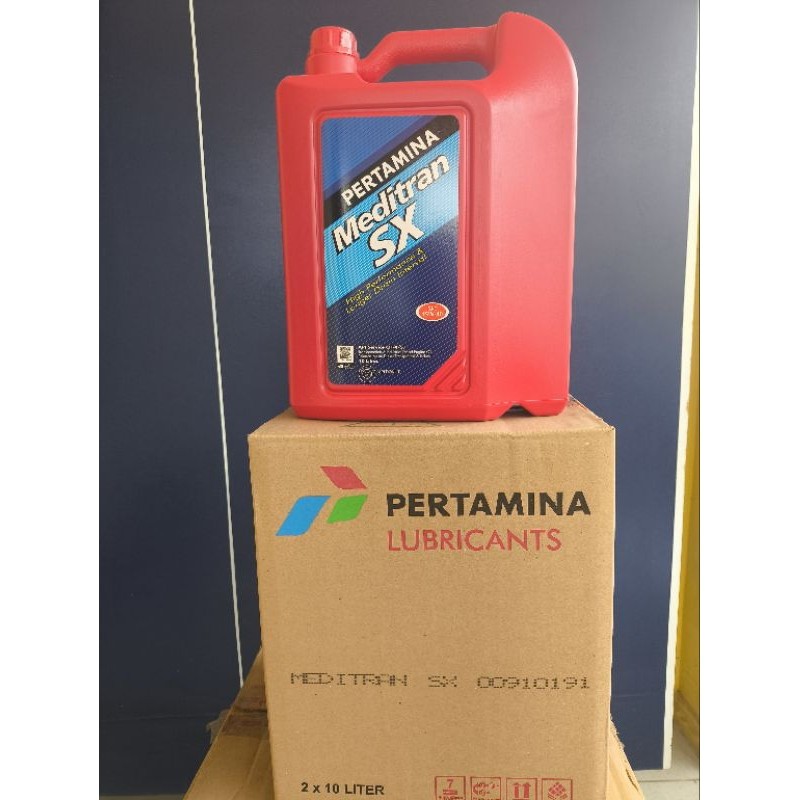 WOW OLI Meditran SX SAE 15W-40 10 Liter Perdust Isi 2 Galon..