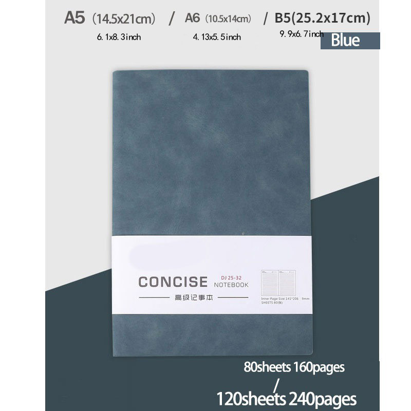 

Thickened A5 A6 B5 Business Pu Notepad Sheepskin Student Stationary Notebook Lined Daily Planner Notebook Journal