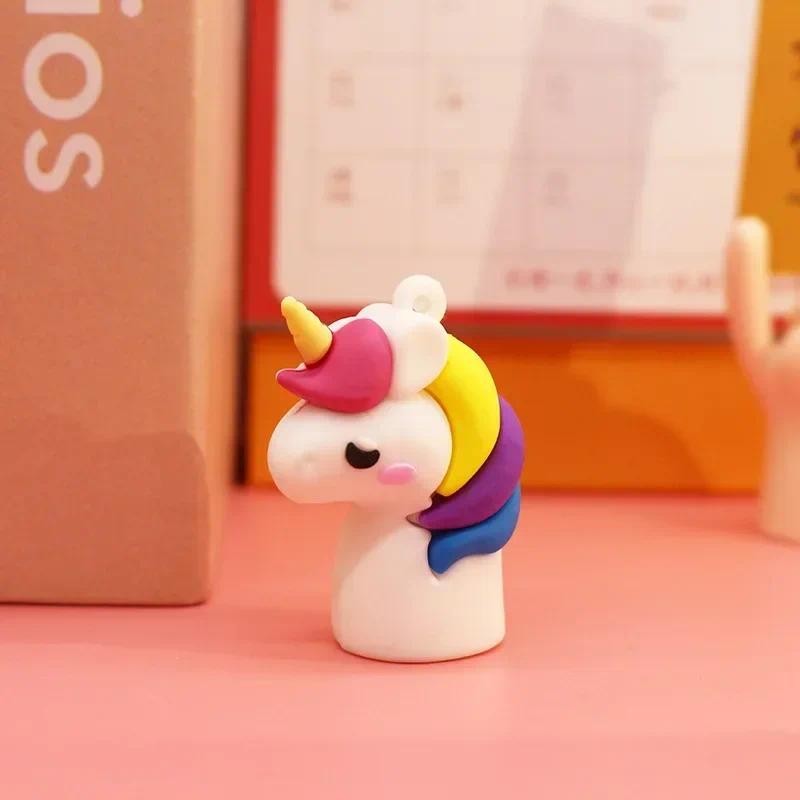 

3D Animal Modeling Cute Pencil Sharpener School Students Plastic Silicone Tabletop Trinket Kids Kawaii Penknife Stationery
