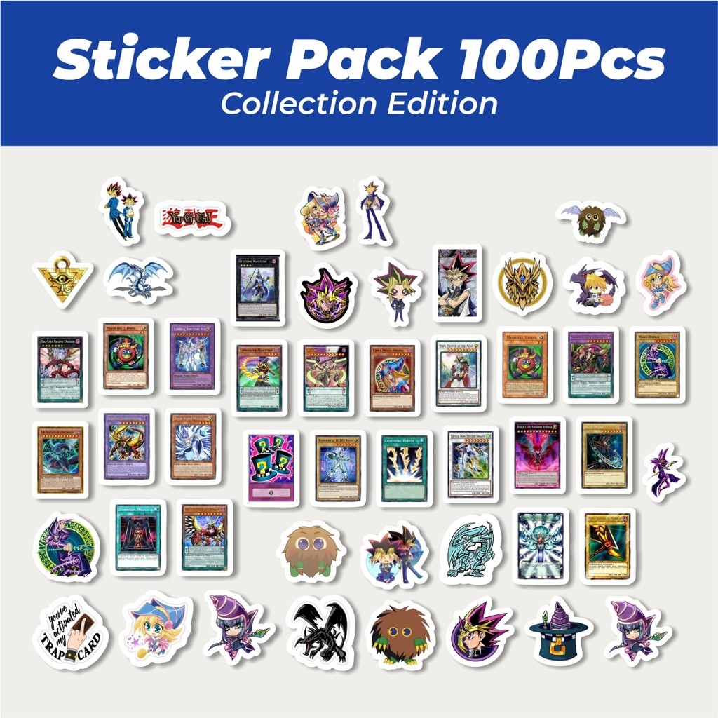 

Hot Stiker Anime Manga Yu-Gi-Oh! Lucu Anti Air Stikers Berperekat Waterproof Sticker Decal Buat Motor Helm Buku Journal Koper Casing HP Laptop Botol Minum