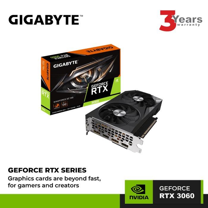 GIGABYTE GEFORCE RTX 3060 WINDFORCE OC 12G | RTX 3060 12GB GDDR6