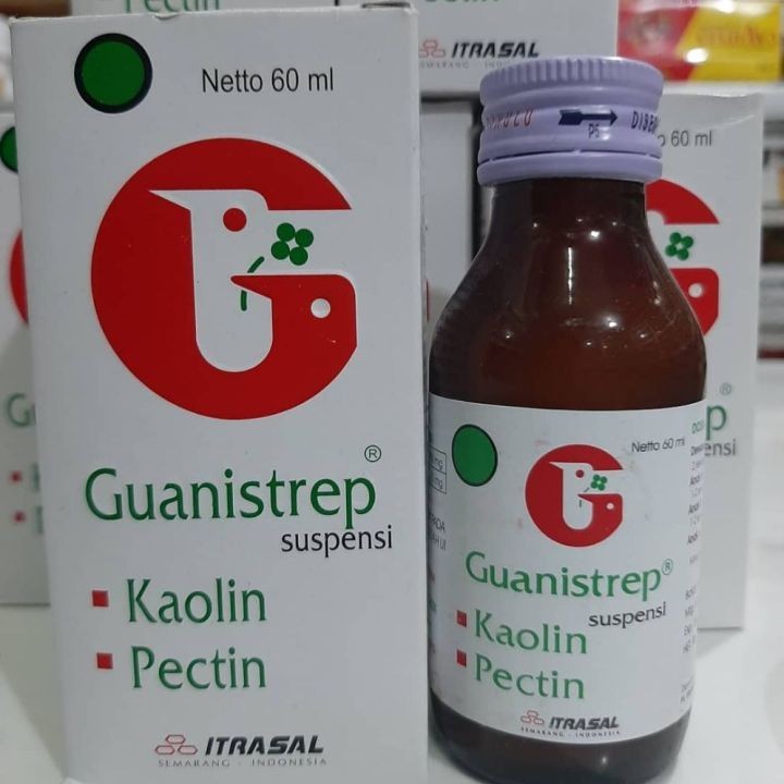 

Guanistrep Suspesi Syrup 60ml - BPOM /APOTEK GROSIR