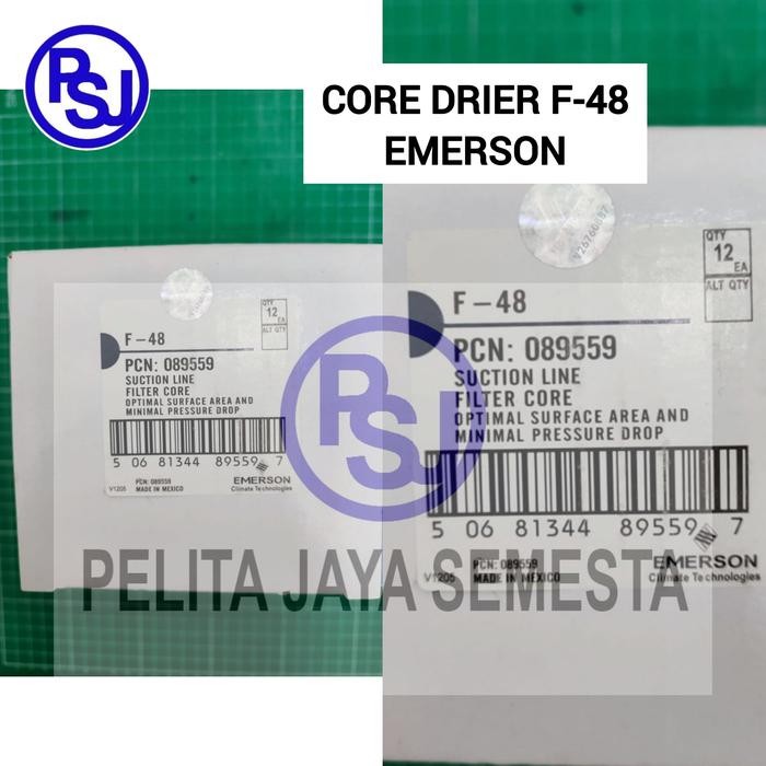 CORE DRIER EMERSON F-48 / FILTER EMERSON F-48 / F-48 / KEMASAN DUS