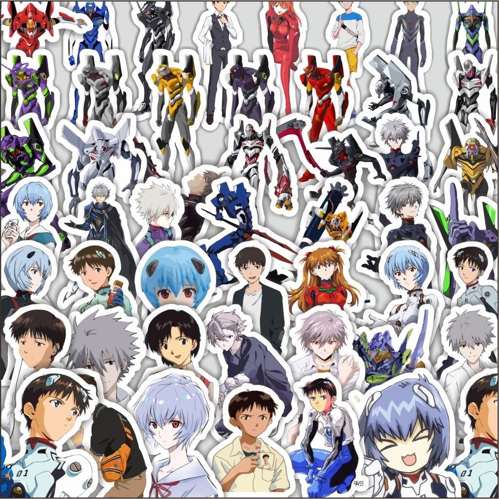 

Stiker Cutting Pack Stiker Kartun Anime Evangelion Isi 100Pcs Series Aesthetic Lucu Keren Untuk Koper Bahan Vynil