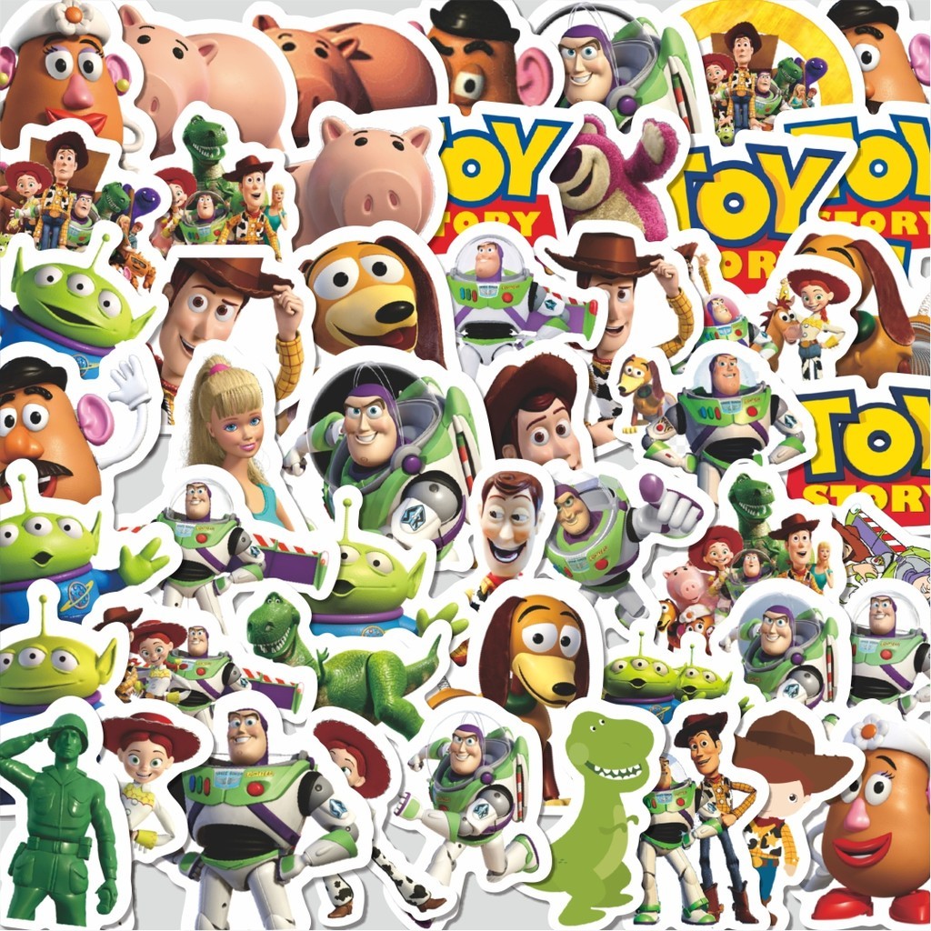 

Stiker Cutting Pack Stiker Kartun Toy Story Isi 100Pcs Series Aesthetic Lucu Keren Untuk Koper Bahan Vynil