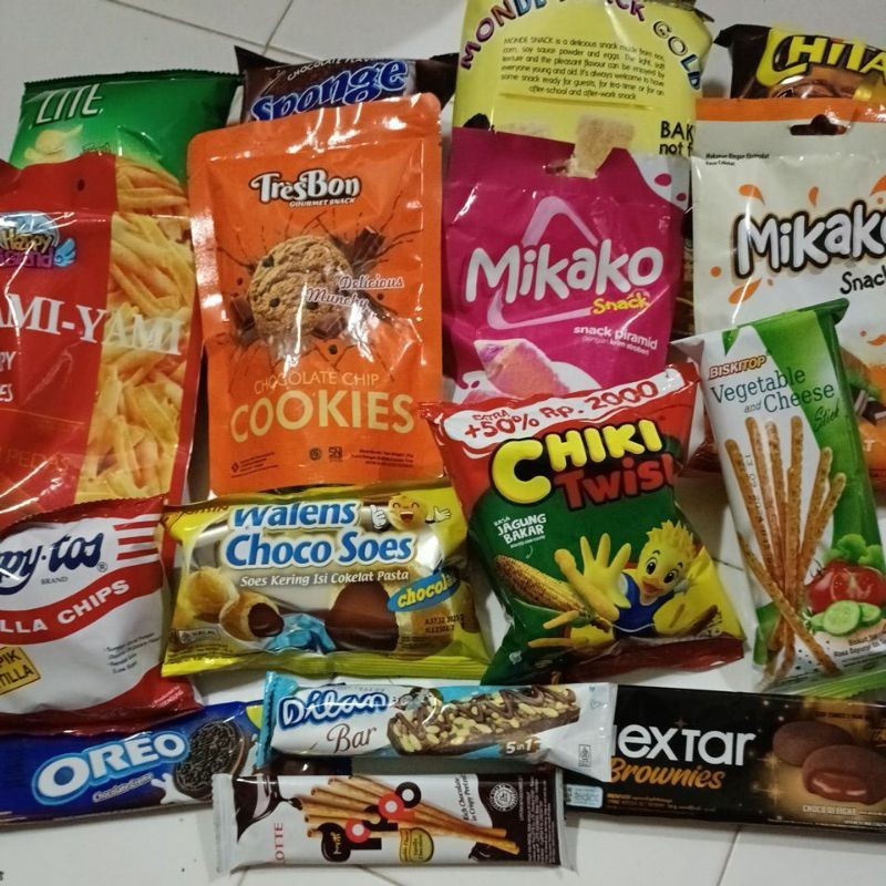 

H aneka Snack murah paket termurah jajan 1 paket campur mix banyak varian