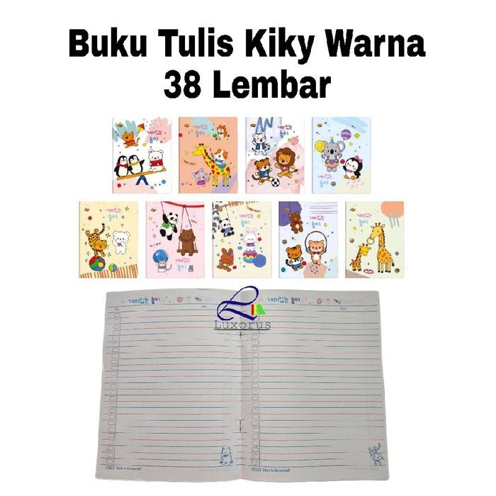 

Buku Tulis Kiky 38 Lembar Warna - Fun Games