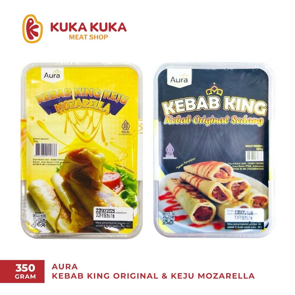 

Kuka - Halal Kebab King Original & Mozarella 350gr