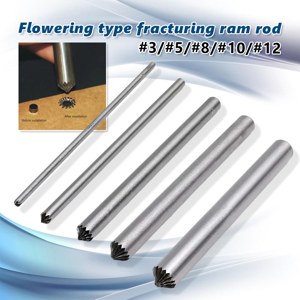 

5pcs/1set pembolong kulit oval Handle Solid solid full metal high carbon steel Length 80-120mm Pembolong