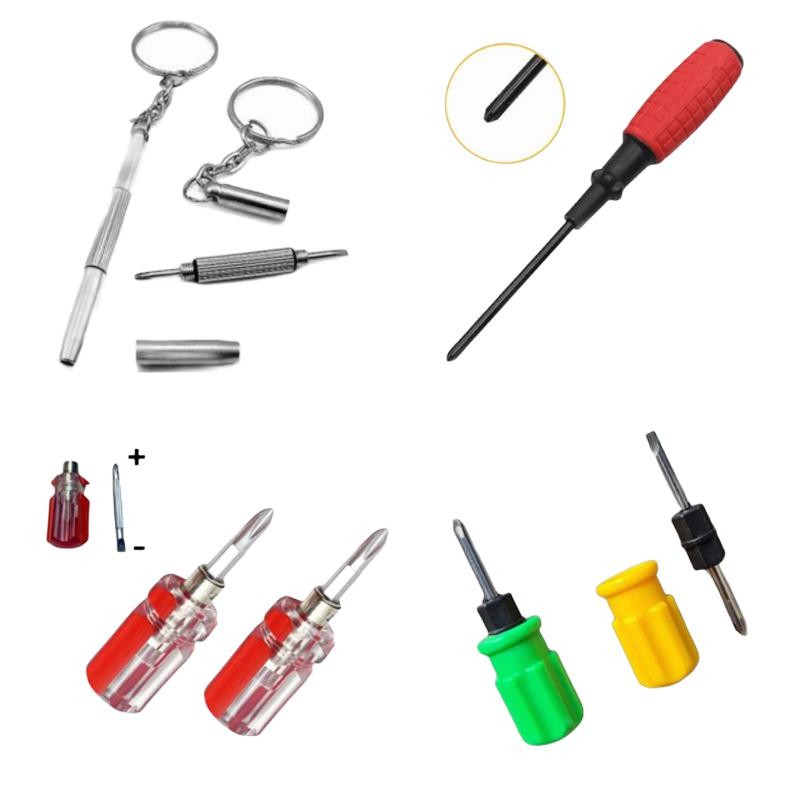 Aneka Obeng Bolak Balik Obeng Cebol Gantungan Kunci Obeng 3 in 1