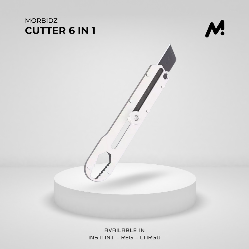 

MBZ Cutter Serbaguna Pemotong Multifungsi Cutter Tajam 6 IN 1 Anti Karat