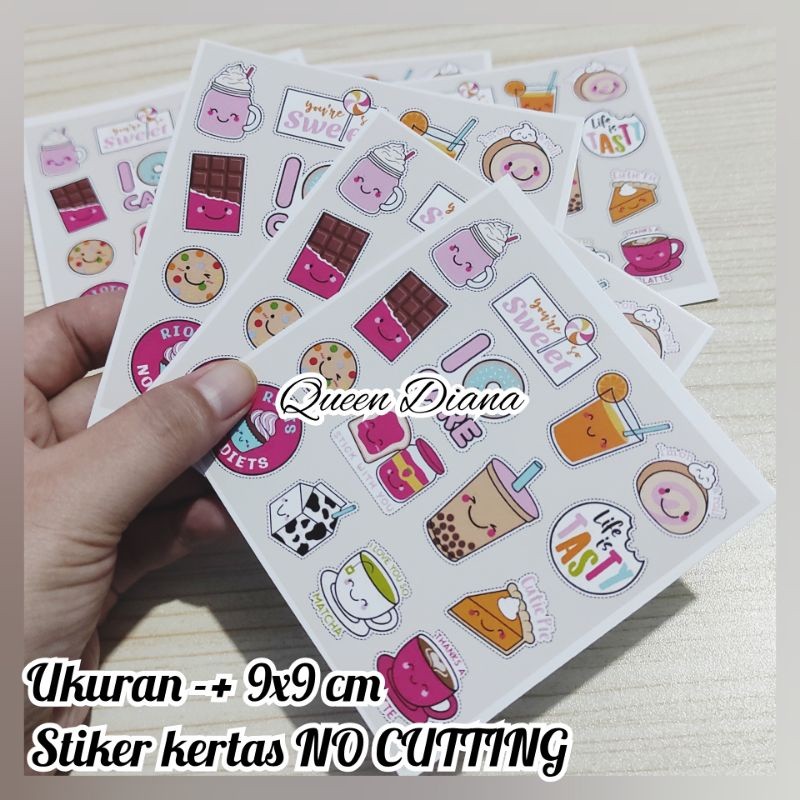 

1 Lembar Stiker Kertas Aksesoris Sticker Aesthetic Murah Terbaru