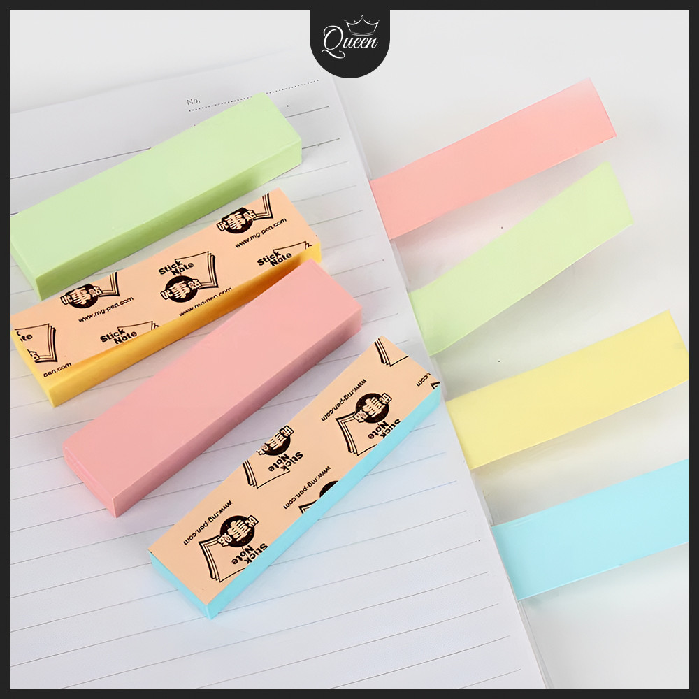 

QG Memo stick index tab penanda warna isi 4 76x76 mm 100 lembar