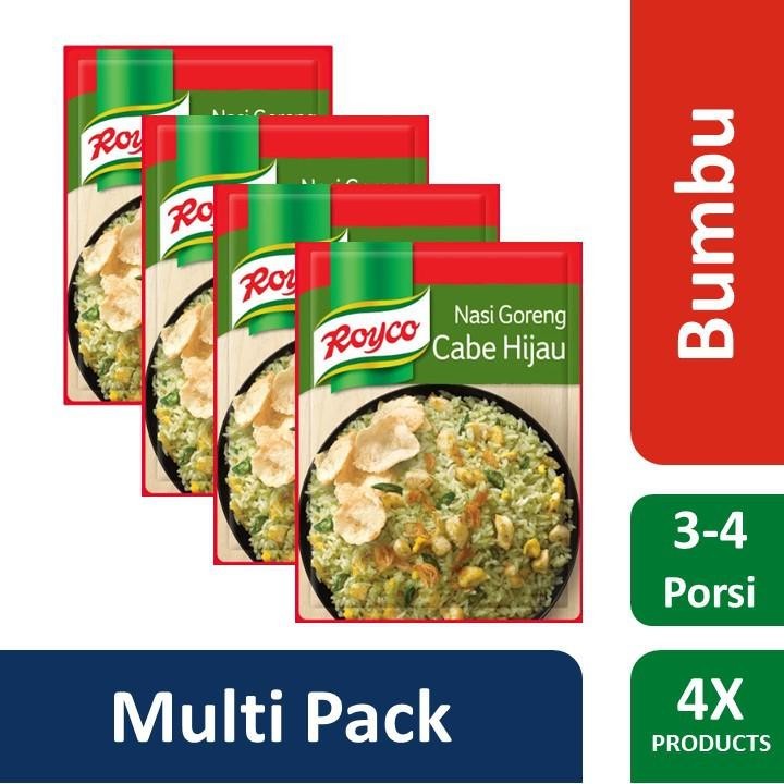 

Royco Nasi Goreng Cabe Hijau Multi Pack 4 pcs