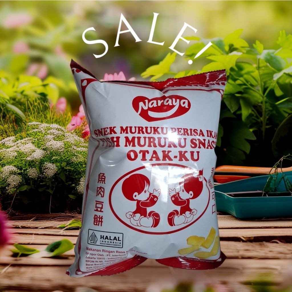 

OTAK-KU NARAYA 60 gram /MURUKU SNACK HALAL DAN BPOM INDONESIA