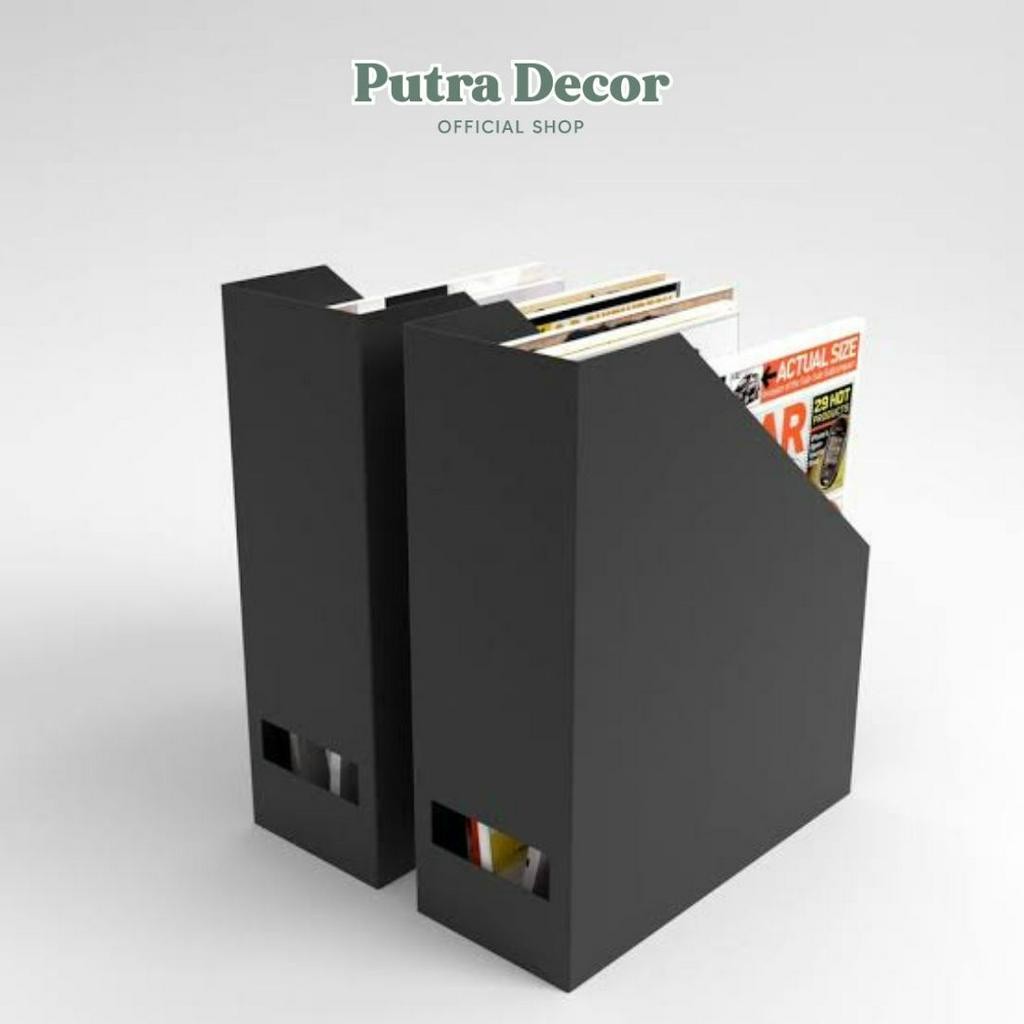 

NEW PRODUK IKEA TJENA HITAM File majalah, file box organizer box set isi 2 pcs, box file, ordner TJ1765 TERLARIS