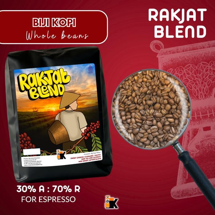 

Kieta Roastery - Kopi Rakjat Blend Untuk Kopi Susu - Beans, 200gr