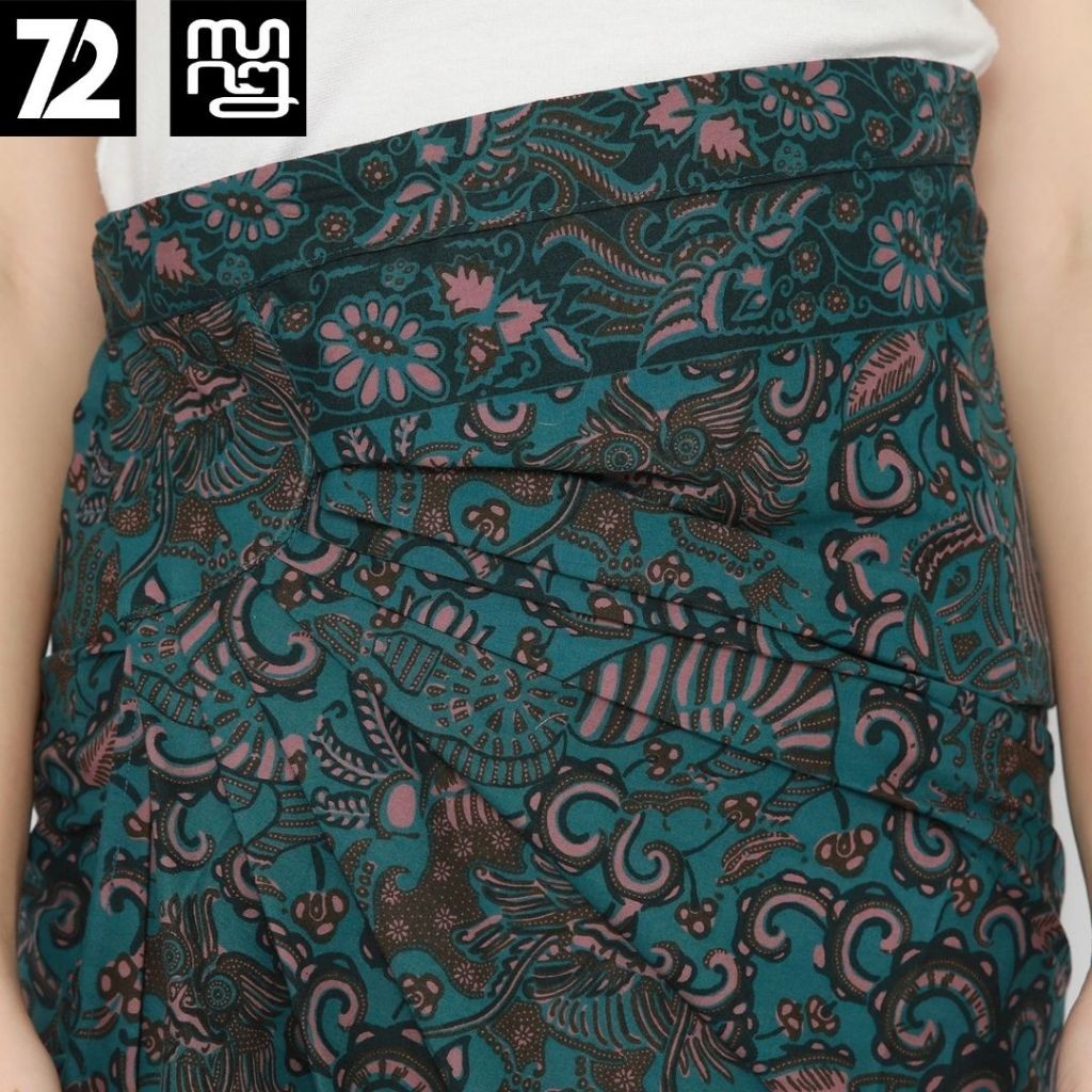 Rok Lilit Batik Kebaya 72 Batik Instan Modern Motif Balian Warna Hijau 725761