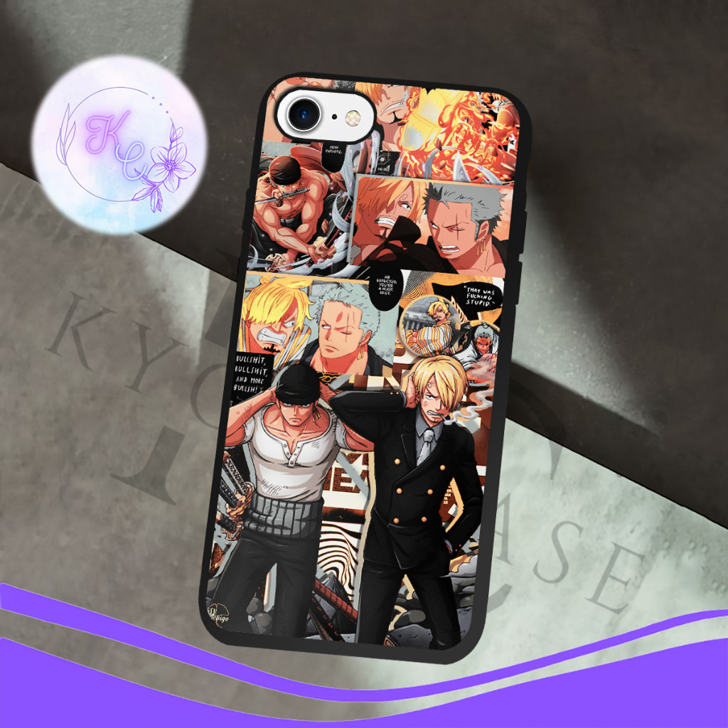 |YA08| KYON CASE IPHONE 7 8 SE2020 SE2022 GLOSSY KILAU EFEK KACA | BAHAN CASING SOFTCASE & HARDCASE 