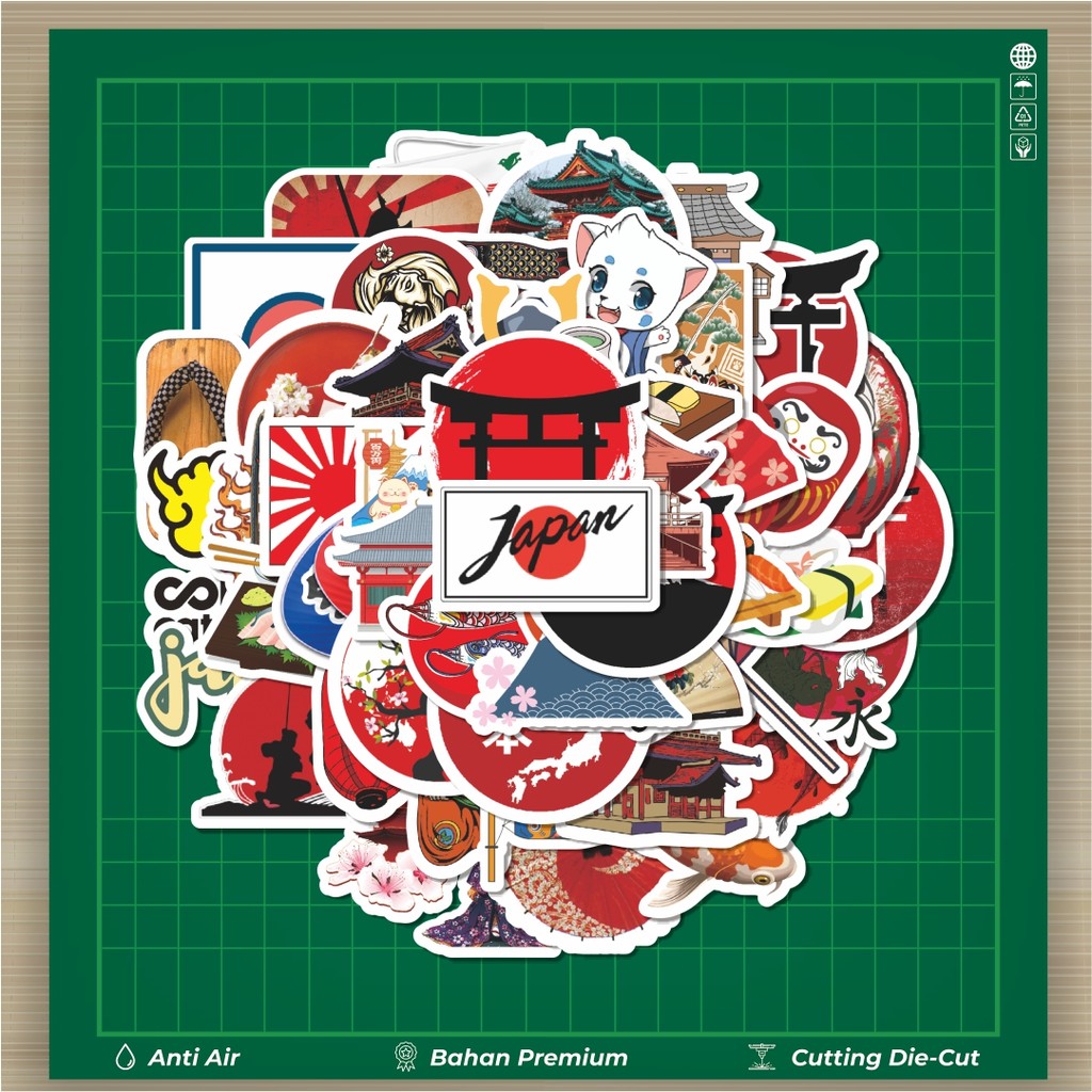 

HOT 50 PCS STIKER Japanese Customs & Culture Art [Adat dan Budaya Jepang Seni] Fashion Cars Decal Dingin Kartu Album Custom Vinyl Anti Air- Sticker Aesthetic Buku Journal Koper Casing HP Tablet Laptop Helm Motor Botol Minum