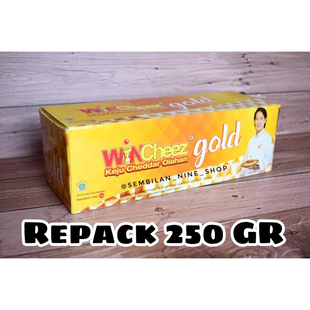 

Keju WINCHEEZ GOLD 250 Gram Cheddar Cheese POTONGAN Win Cheez Win Chiz Winchiz Gold