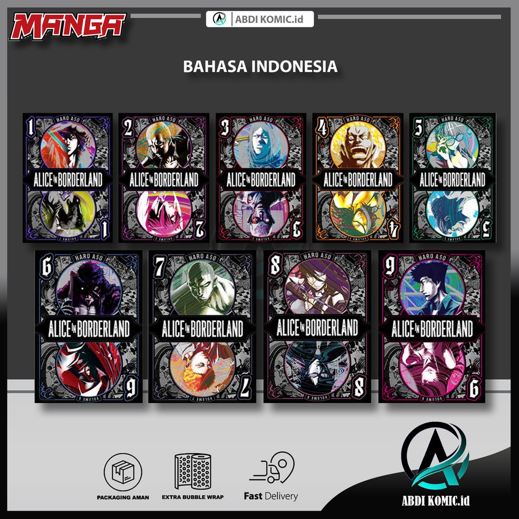 Komik Manga Alice in Borderland, Vol. 1 - 7 Bahasa Indonesia