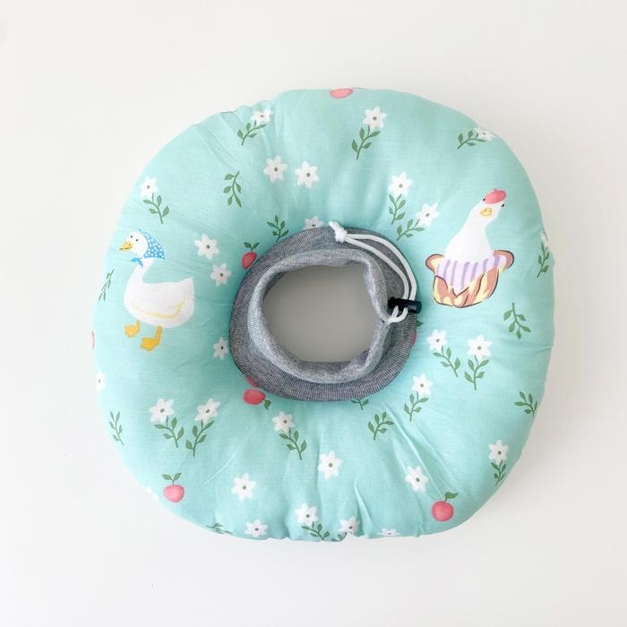 WOOFIDOO Pet Cone Pillow Bantal Dog Cat Protective Collar Donat Anjing Kucing - Tosca Goose, S