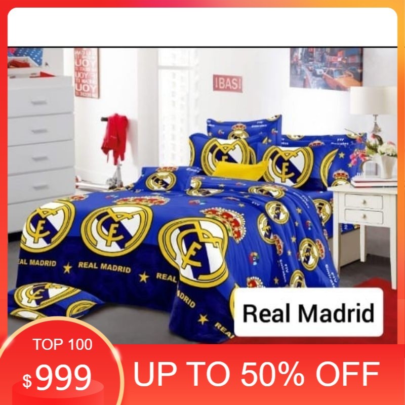SPREI MOTIF BOLA SPREY BOLA KARAKTER BAHAN BONITA NO.1 180X200 SARBAN 2 SARGUL 2 GRATIS ONGKIR