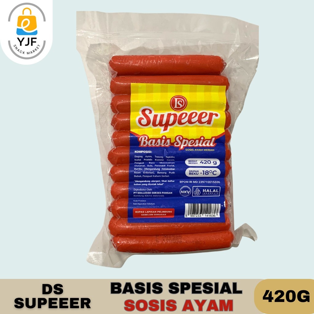

Mawar Basis Sapi Merah 500g / Sosis Mawar / Sosis Sapi / Sosis Super