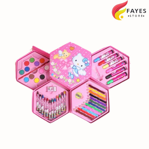 

COD FAYES COD Crayon Set Isi 46 Spidol Pensil Warna Cat Air Alat Lukis Murah STY09