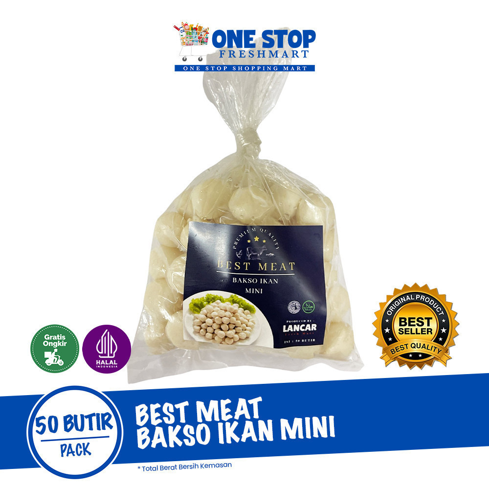 

BEST MEAT BAKSO IKAN MINI ISI 50