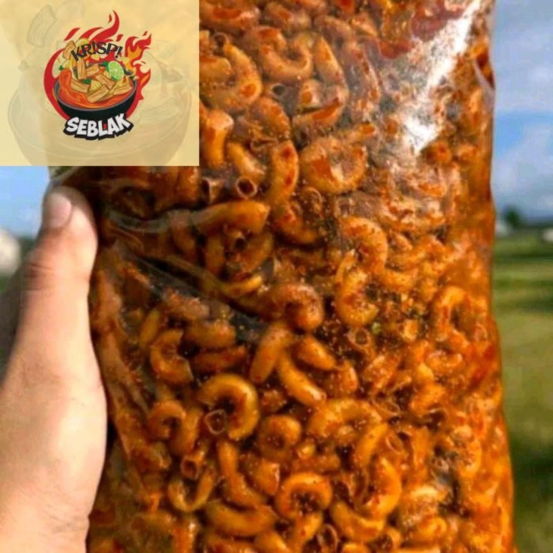 

Seblak krispi 500gram - makaroni kriuk bumbu cikruh pedas daun jeruk 500gram / 250gram . Seblak krispi