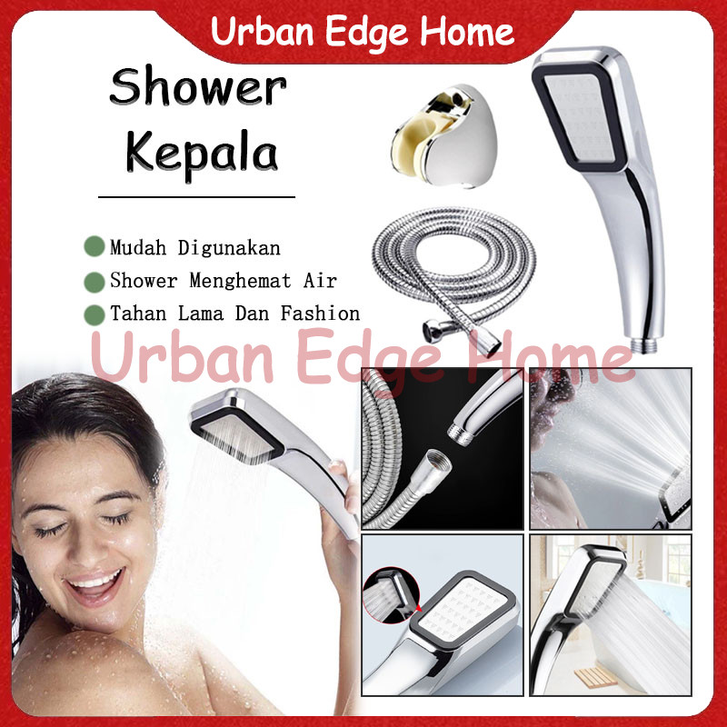 Kepala Shower Mandi Paket 300 Lubang Tekanan Tinggi Pancuran / Hand Shower Kepala Shower Tekanan Tin